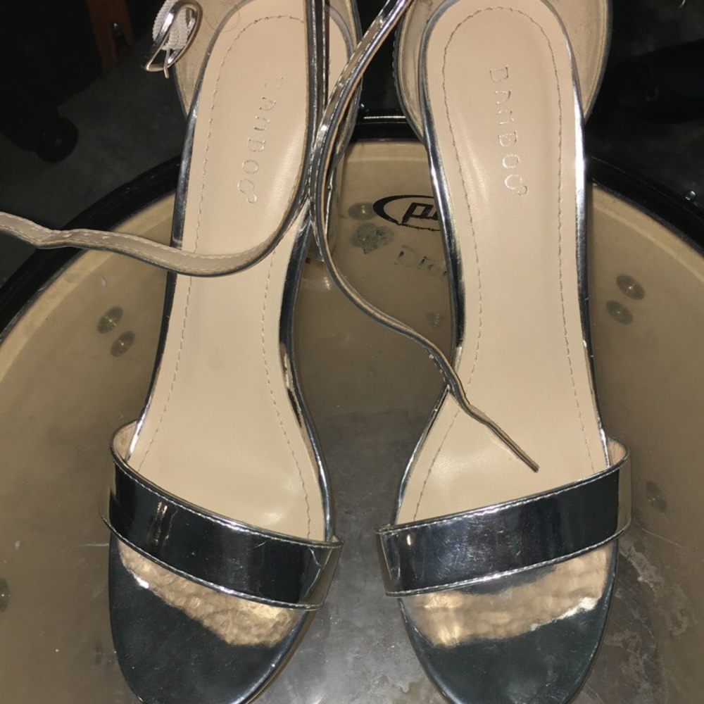 Silver heels